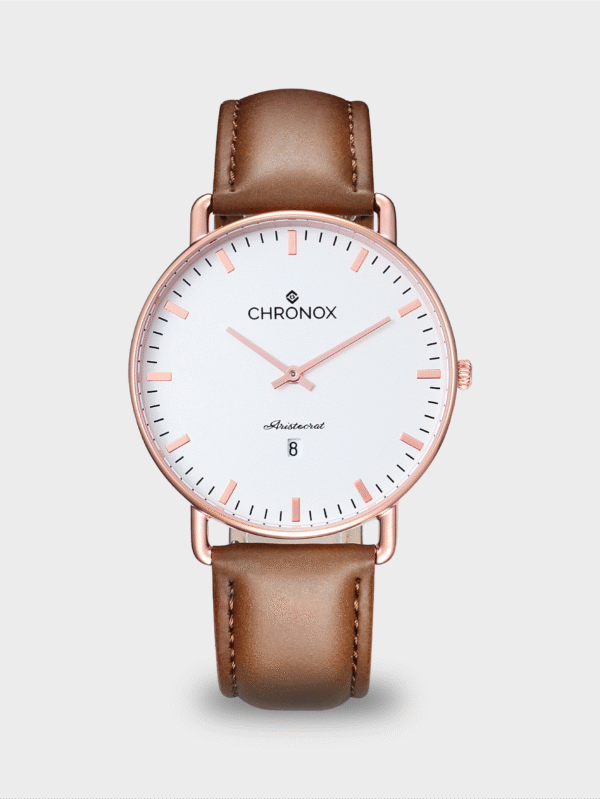 CHRONOX Jam Tangan Pria Kulit Analog - CX1007 MODESTO